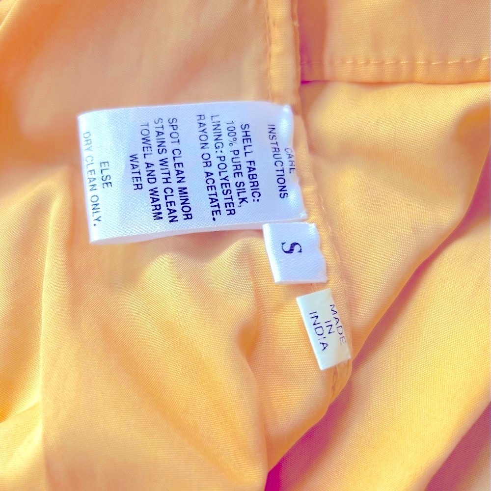 Cache Beaded Peach Tone Embellished Shine Evening… - image 6